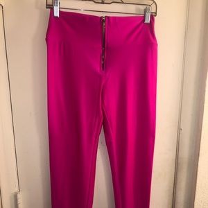 Hot pink leggings!